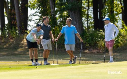 A beautiful day for golf